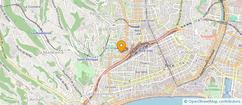 localisation de l'entreprise MADAME IRINA GHERMAN à NICE