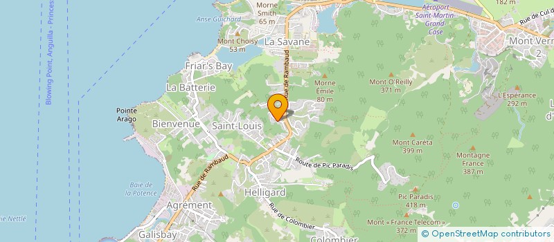 localisation de l'entreprise MADAME IRINA GRACIA  SAINT-MARTIN