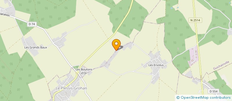 localisation de l'entreprise MADAME IRINA KHROPOVA  LE PLESSIS-GROHAN