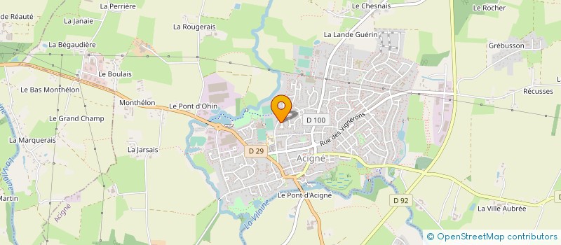 localisation de l'entreprise MADAME IRINA KOKOREVA  ACIGNE