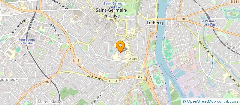 localisation de l'entreprise MADAME IRINA KOLESNIKOVA  SAINT-GERMAIN-EN-LAYE