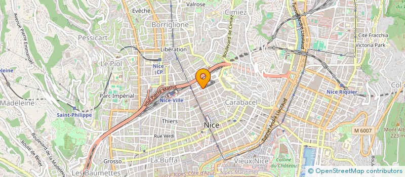 localisation de l'entreprise MADAME IRINA KORNAUSENKO à NICE