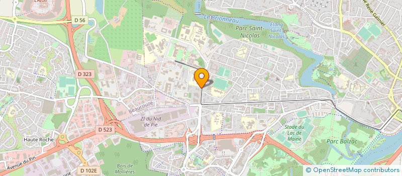 localisation de l'entreprise MADAME IRINA KOUCHNIR à ANGERS