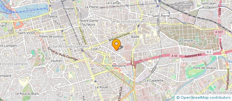 localisation de l'entreprise MADAME IRINA KOZHINA à MARSEILLE