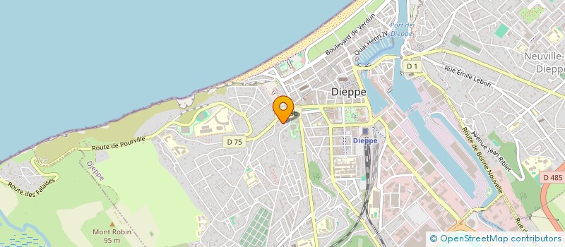 localisation de l'entreprise MADAME IRINA KUCHUGURINA à DIEPPE