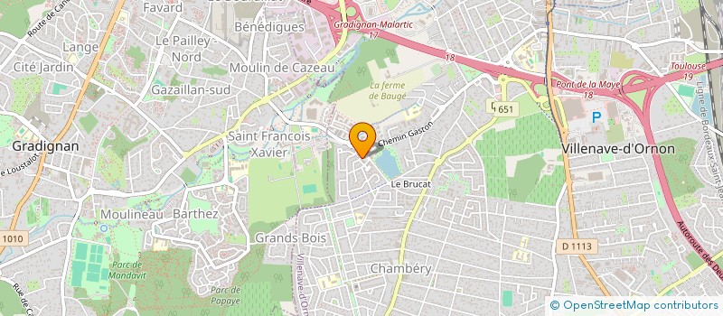 localisation de l'entreprise MADAME IRINA KUREPINA  VILLENAVE D ORNON