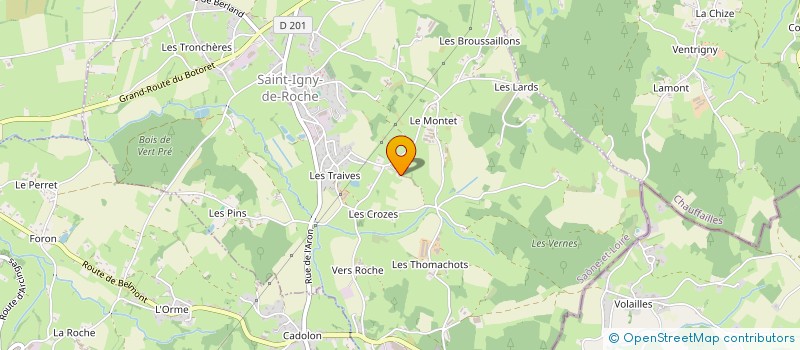 localisation de l'entreprise MADAME IRINA LE BERRE  SAINT-IGNY-DE-ROCHE