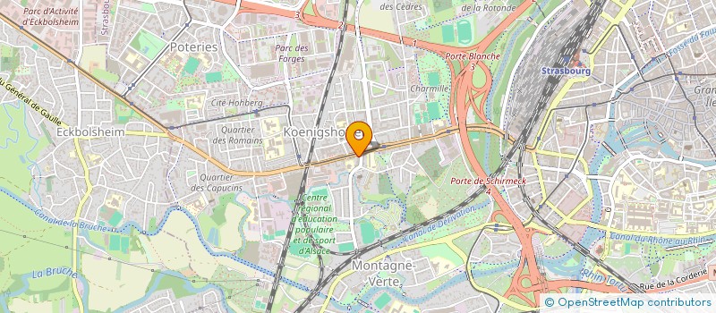 localisation de l'entreprise MADAME IRINA-LIVIA LAZAR  STRASBOURG