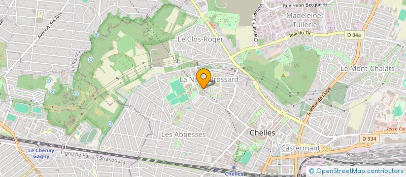 localisation de l'entreprise MADAME IRINA MALUSCO à CHELLES