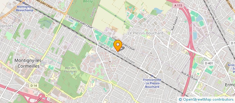 localisation de l'entreprise MADAME IRINA MBA NKOGHE à LE PLESSIS-BOUCHARD