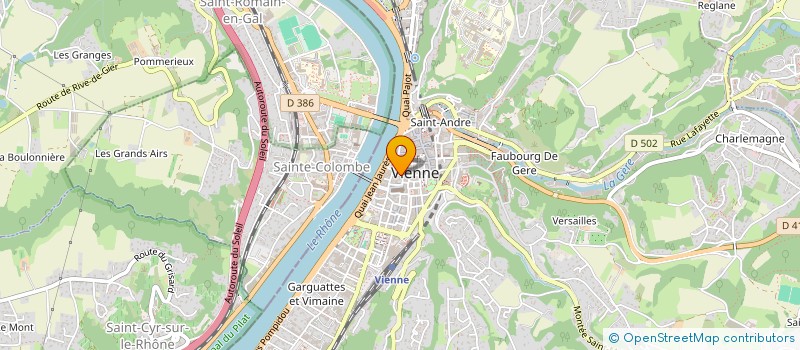 localisation de l'entreprise MADAME IRINA MOROIANU  VIENNE