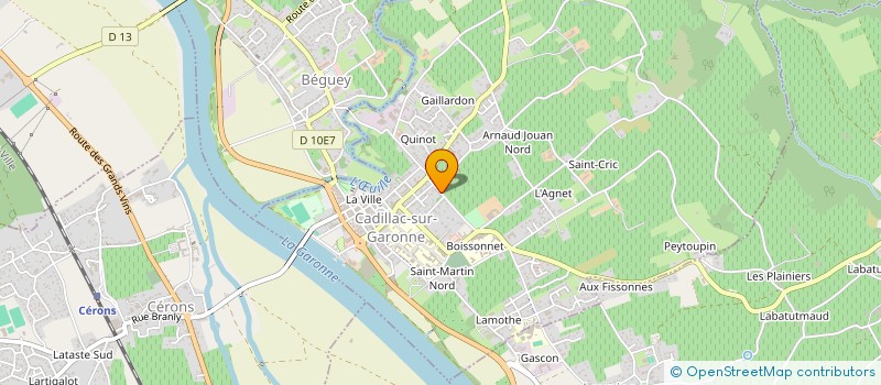 localisation de l'entreprise MADAME IRINA POLITOFF  CADILLAC-SUR-GARONNE