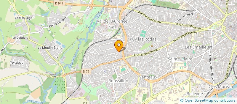 localisation de l'entreprise MADAME IRINA PORTARESCU à LIMOGES
