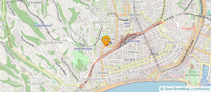 localisation de l'entreprise MADAME IRINA PRODAN à NICE
