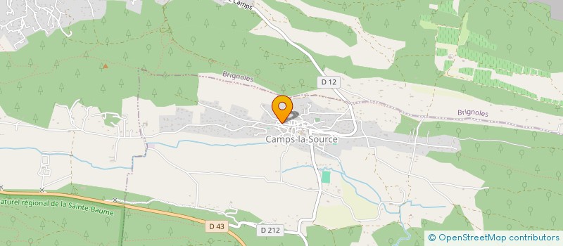 localisation de l'entreprise MADAME IRINA RAKOTOFANAMPINY  CAMPS-LA-SOURCE