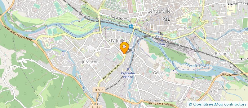 localisation de l'entreprise MADAME IRINA RASOANDRIAMAMIFARA à PAU