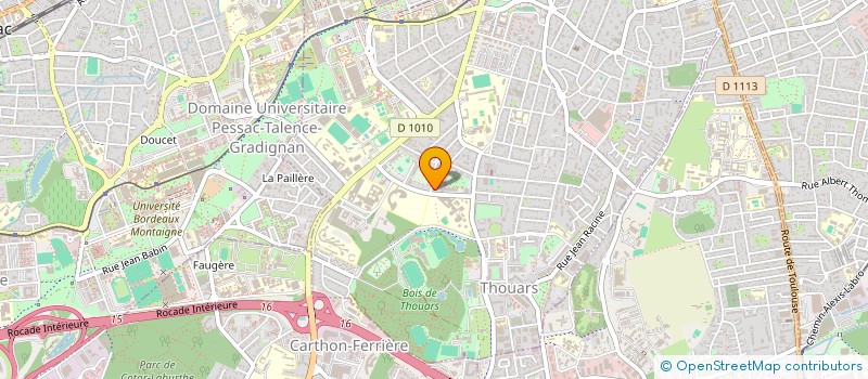 localisation de l'entreprise MADAME IRINA RODOPSKA  TALENCE