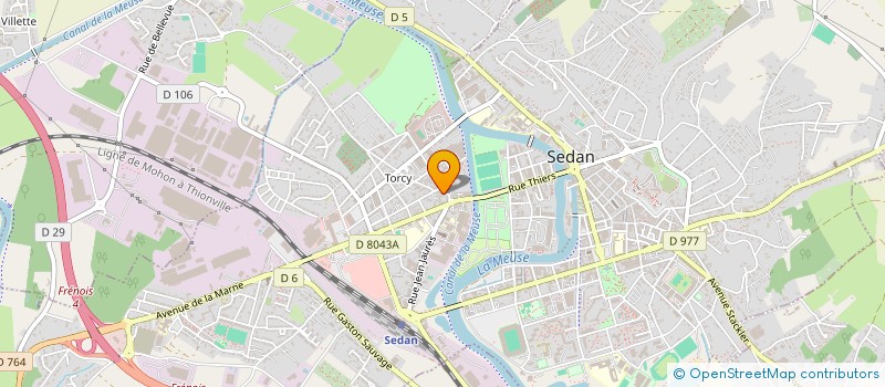 localisation de l'entreprise MADAME IRINA SAFRONOVA  SEDAN