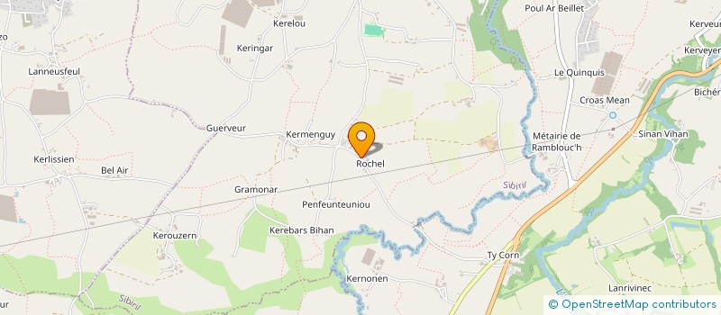 localisation de l'entreprise MADAME IRINA SALAUN  SIBIRIL