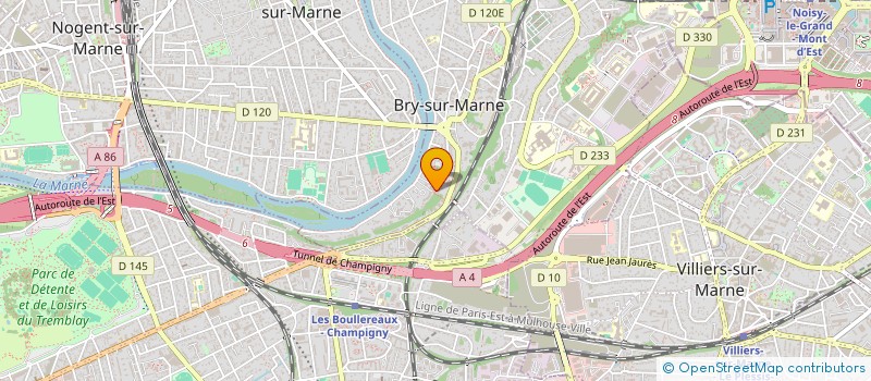 localisation de l'entreprise MADAME IRINA SHAMARDAK à BRY-SUR-MARNE