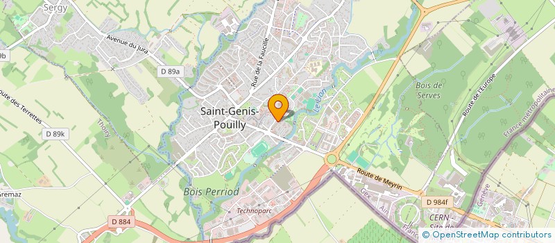 localisation de l'entreprise MADAME IRINA SHREYBER à SAINT-GENIS-POUILLY