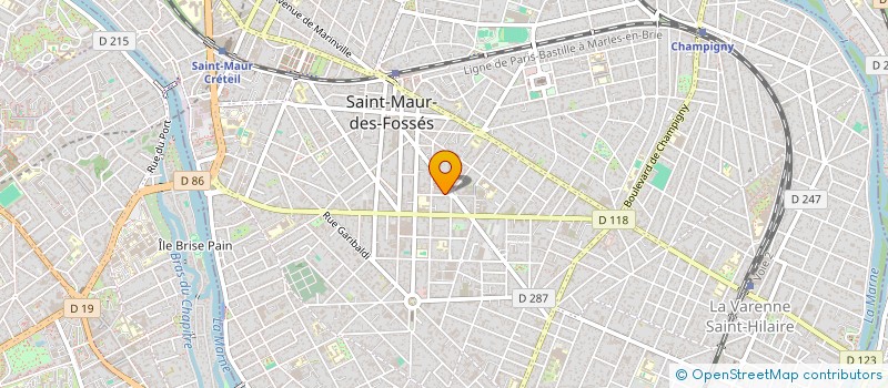 localisation de l'entreprise MADAME IRINA SILAEVA  ST MAUR DES FOSSES