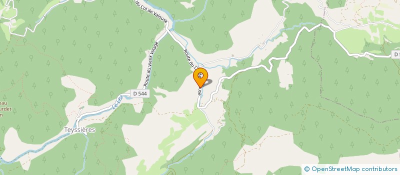 localisation de l'entreprise MADAME IRINA SIMONAZZI  TEYSSIERES