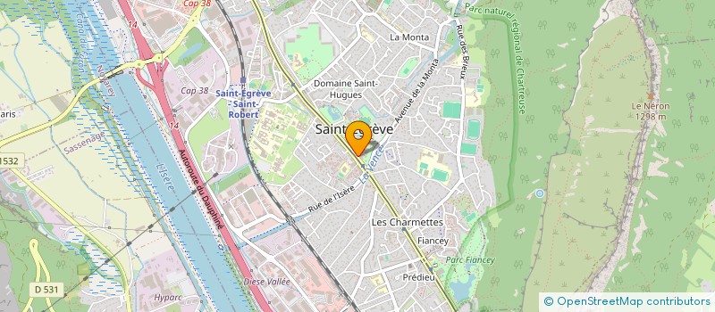 localisation de l'entreprise MADAME IRINA TORENI  SAINT-EGREVE