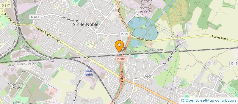 localisation de l'entreprise MADAME IRINA TUDOSE  SIN-LE-NOBLE