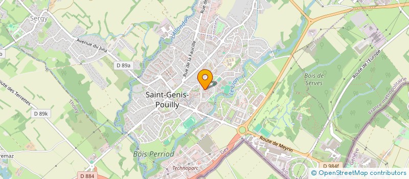 localisation de l'entreprise MADAME IRINA VALOUEVA à SAINT-GENIS-POUILLY