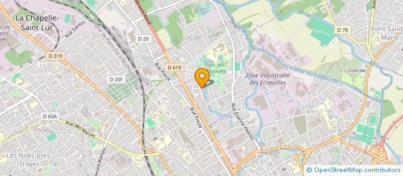 localisation de l'entreprise MADAME IRINA VOLONTSEVITCH  TROYES