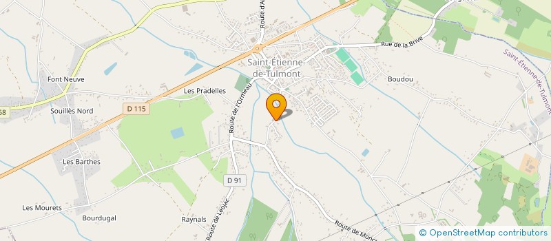 localisation de l'entreprise MADAME IRINA WYPYSZAK à SAINT-ETIENNE-DE-TULMONT