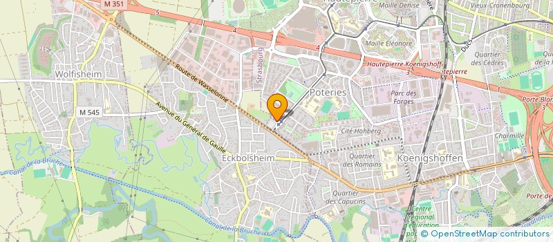localisation de l'entreprise MADAME IRINE DOLIDZE à STRASBOURG