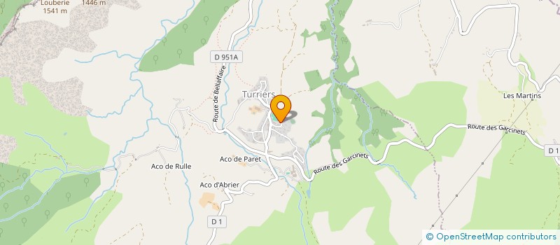 localisation de l'entreprise MADAME IRIS BALMER  TURRIERS