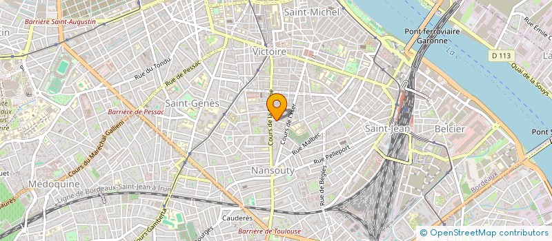 localisation de l'entreprise MADAME IRIS BOUGNON  BORDEAUX