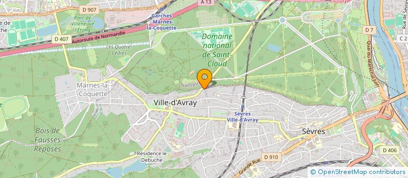 localisation de l'entreprise MADAME IRIS BRUNELET à VILLE-D'AVRAY