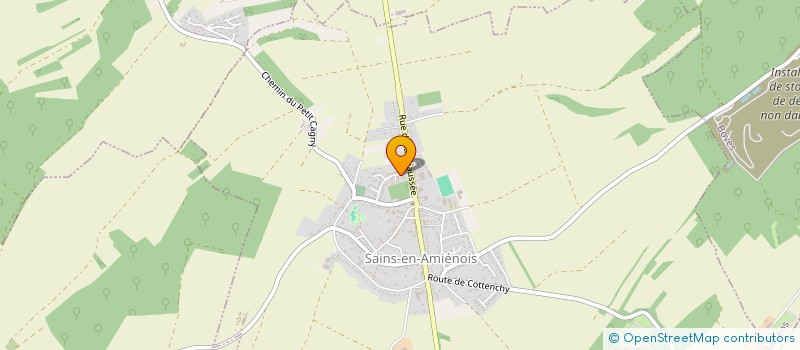 localisation de l'entreprise MADAME IRIS BULTEZ  SAINS-EN-AMIENOIS