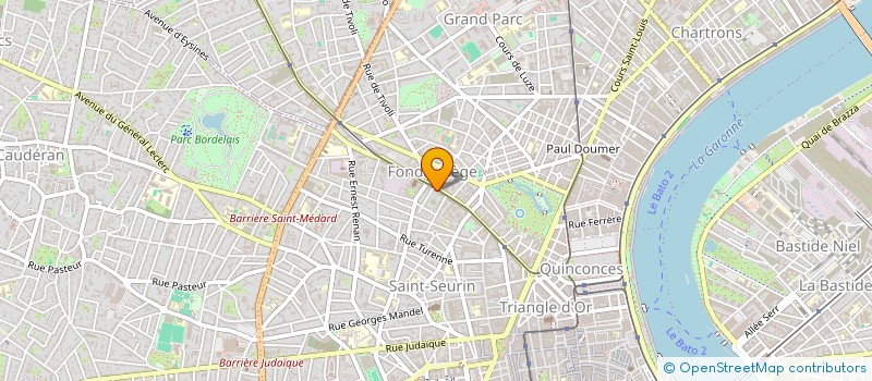 localisation de l'entreprise MADAME IRIS CANLORBE  BORDEAUX