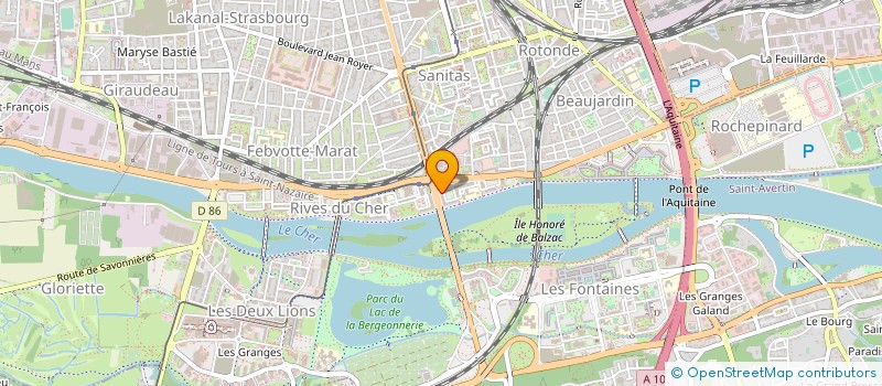 localisation de l'entreprise MADAME IRIS CHATAIN  TOURS
