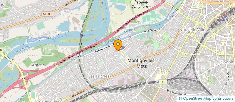 localisation de l'entreprise MADAME IRIS CIERI à MONTIGNY-LES-METZ