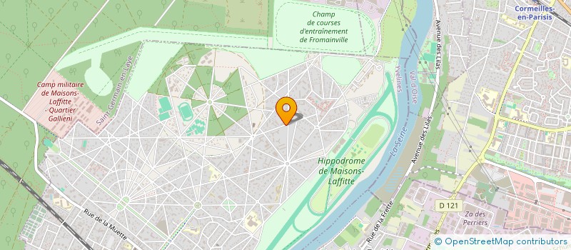 localisation de l'entreprise MADAME IRIS CLARET DE FLEURIEU à MAISONS-LAFFITTE