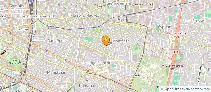 localisation de l'entreprise MADAME IRIS COUDERC  LYON