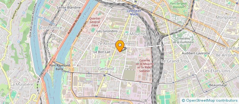 localisation de l'entreprise MADAME IRIS DAVID  LYON