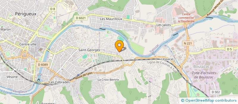 localisation de l'entreprise MADAME IRIS DECABRAS  BOULAZAC ISLE MANOIRE