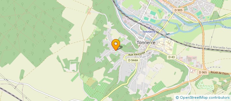 localisation de l'entreprise MADAME IRIS DECLERCK  TONNERRE