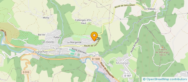 localisation de l'entreprise MADAME IRIS DEL PILAR REATEGUI OCAMPO  FRANGY