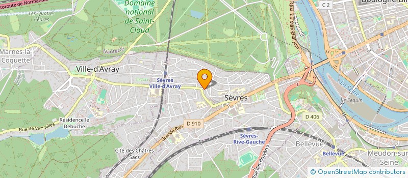 localisation de l'entreprise MADAME IRIS DONOSO à SEVRES