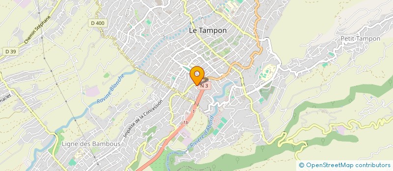 localisation de l'entreprise MADAME IRIS DURAND  LE TAMPON