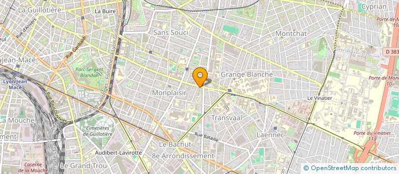 localisation de l'entreprise MADAME IRIS FAGOT à LYON