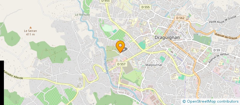 localisation de l'entreprise MADAME IRIS FRERE  DRAGUIGNAN